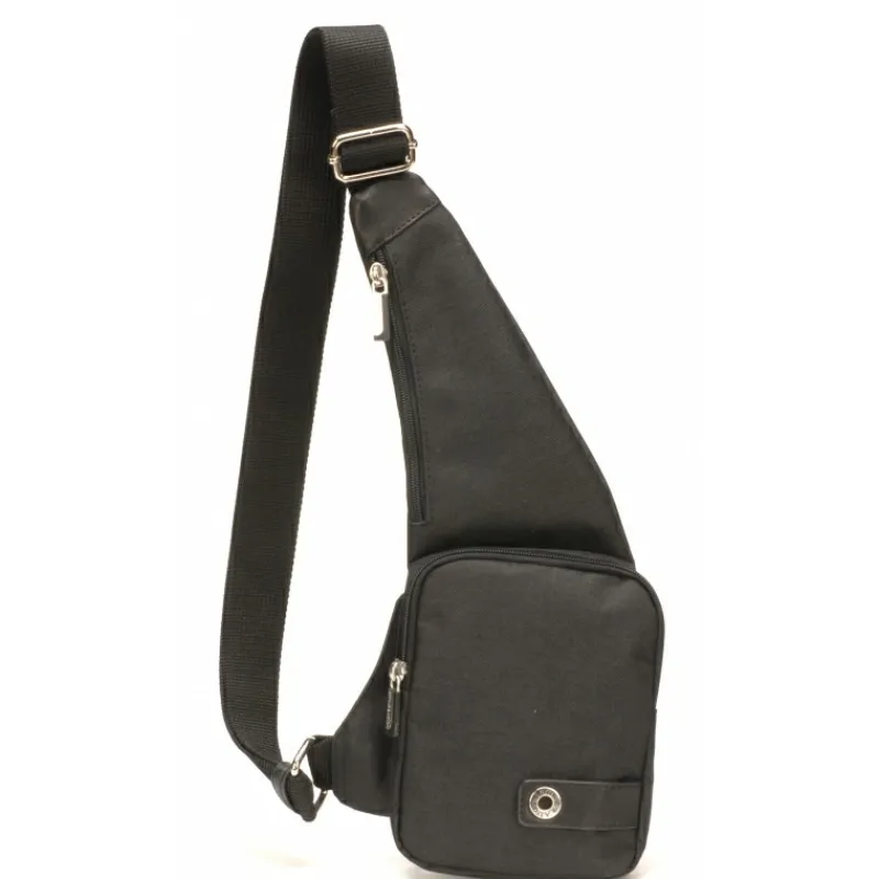 Body Bag Aaron En Toile Polyester Garniture Cuir^Arthur et Aston Outlet