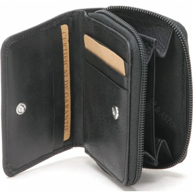 Porte Monnaie/Cartes En Cuir Huile^Arthur et Aston Sale