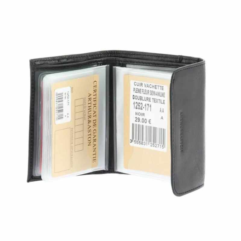 Porte-Cartes A Rabat Cuir Vachette Huile^Arthur et Aston Best