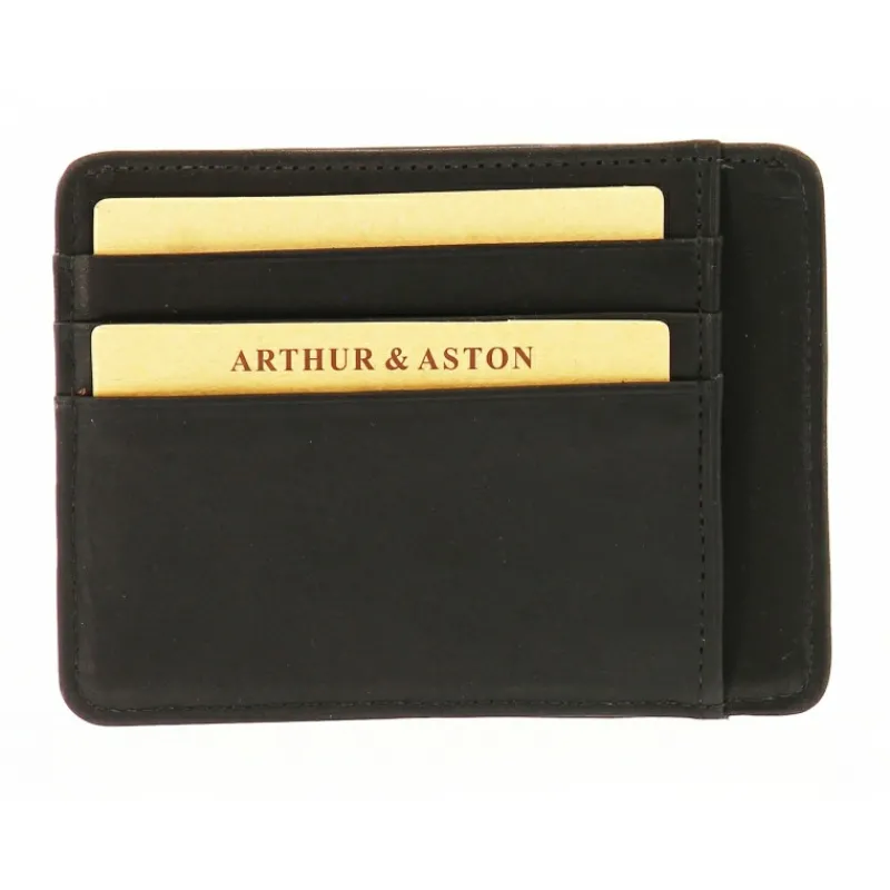 Porte-Cartes Louis Format Mini Cuir Gras^Arthur et Aston New