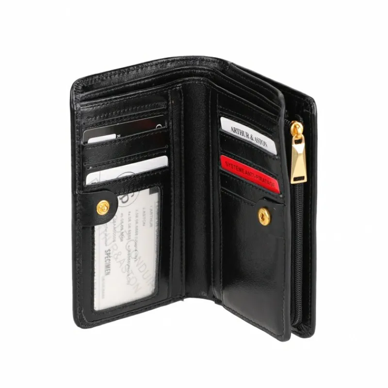 Portefeuille Cuir Eva^Arthur et Aston New
