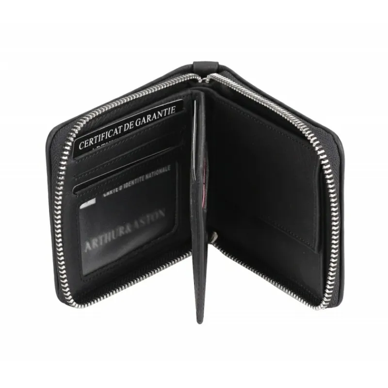 Portefeuille Italien Zippe Tiago Cuir^Arthur et Aston Best Sale