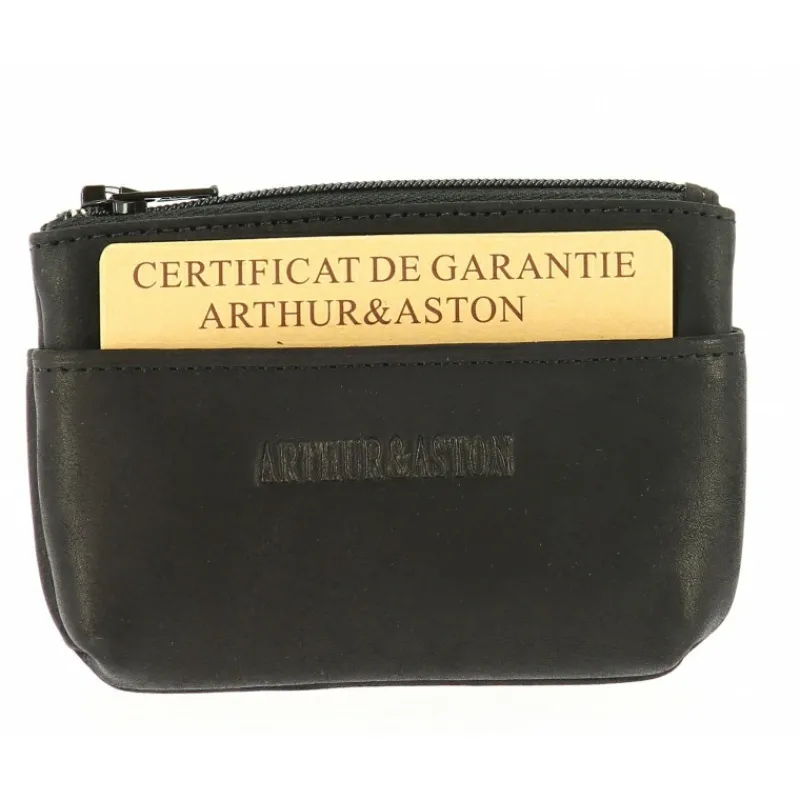 Porte-Monnaie Zippe Cuir Gras^Arthur et Aston Outlet