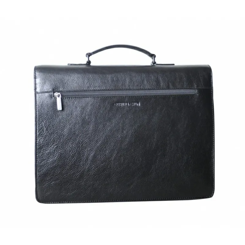 Serviette 1 Soufflet Georges Cuir Vachette^Arthur et Aston Shop