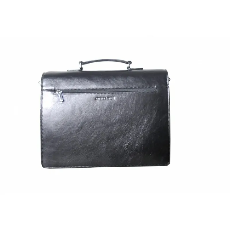 Serviette 2 Soufflets Georges Cuir Vachette^Arthur et Aston Cheap