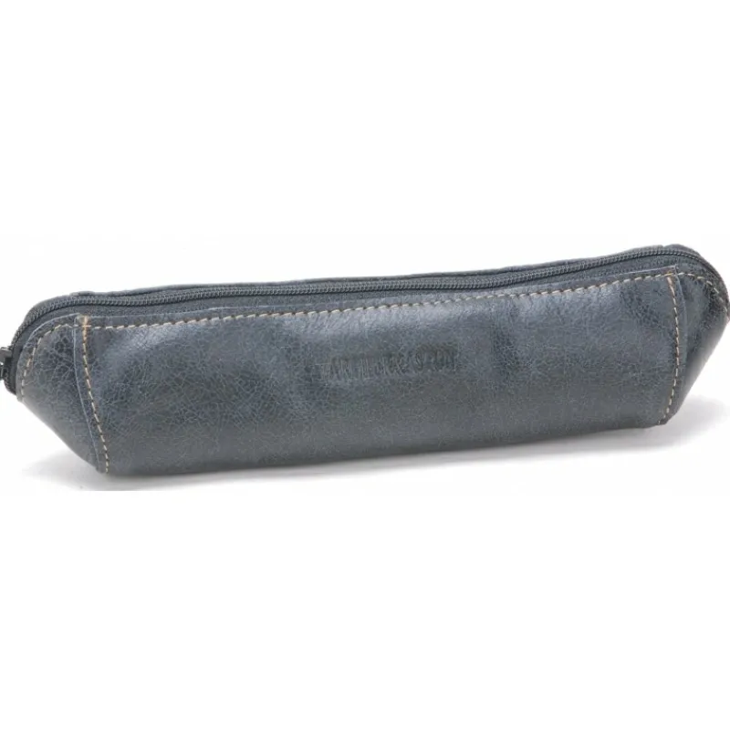 Trousse A Stylos Cristiano En Cuir Destroy^Arthur et Aston Clearance